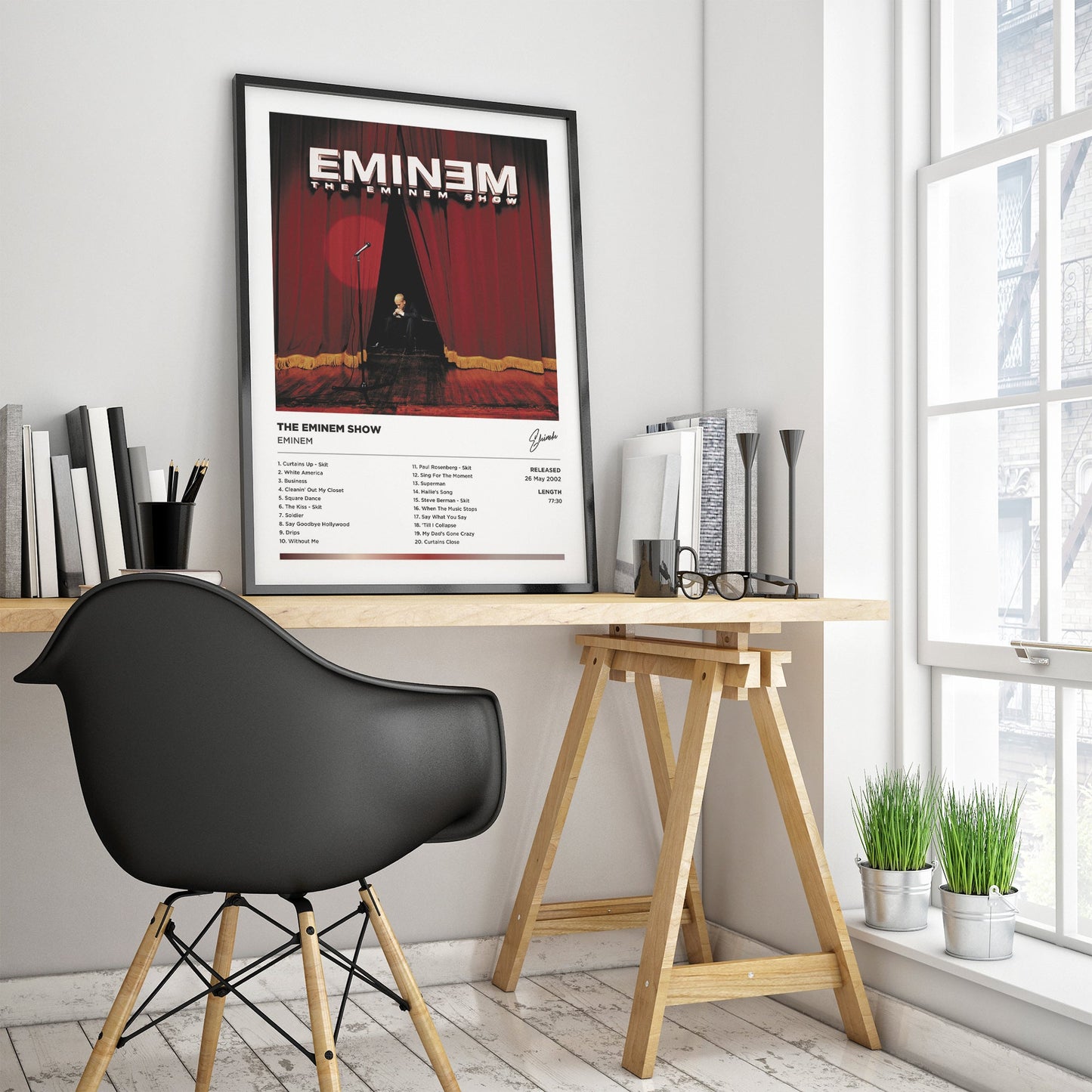 Eminem - The Eminem Show Framed Poster Print | Polaroid Style | Album Cover Artwork