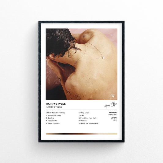 Harry Styles - Self-Titled Framed Poster Print | Polaroid Style | Album Cover Artwork