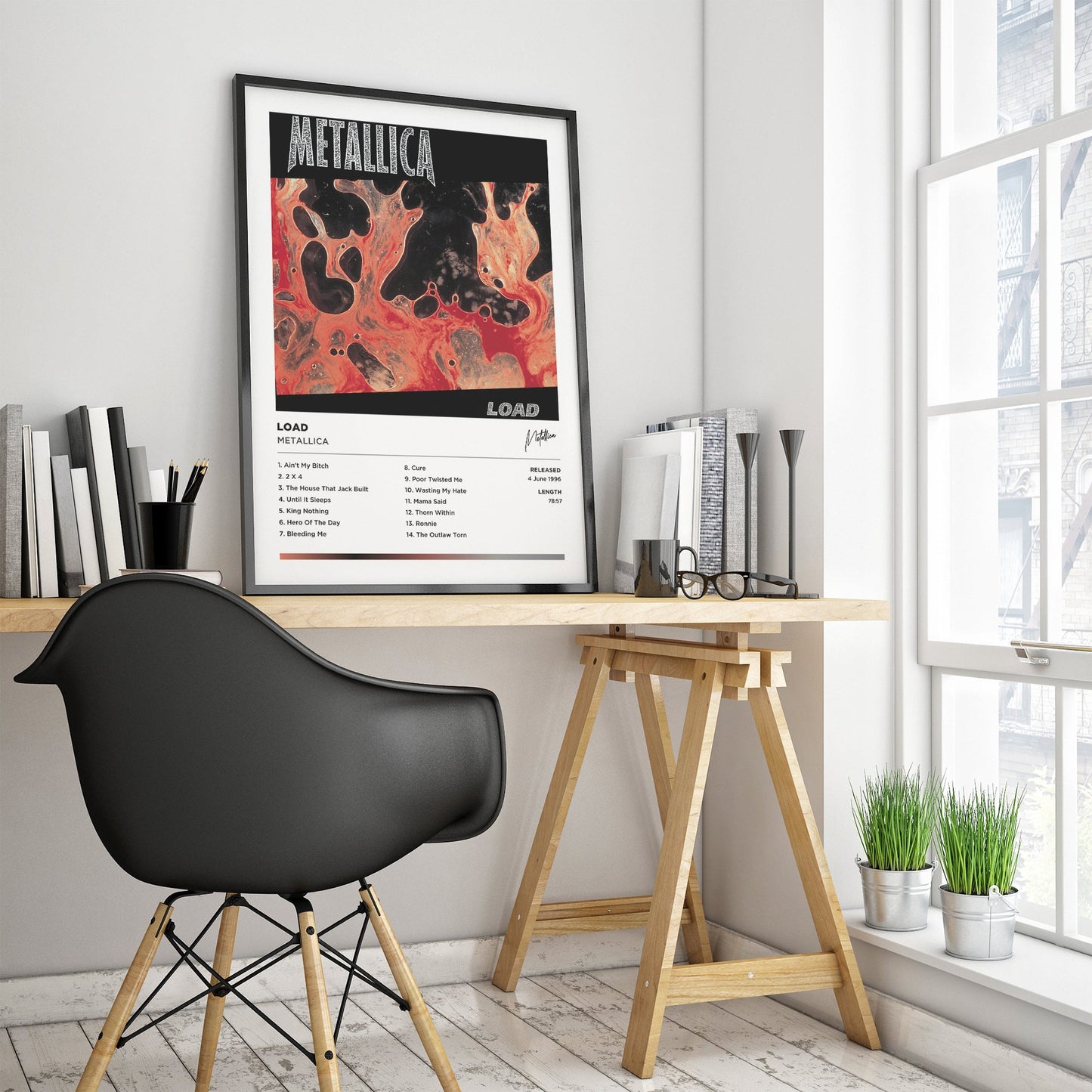 Metallica - Load Framed Poster Print | Polaroid Style | Album Cover Artwork