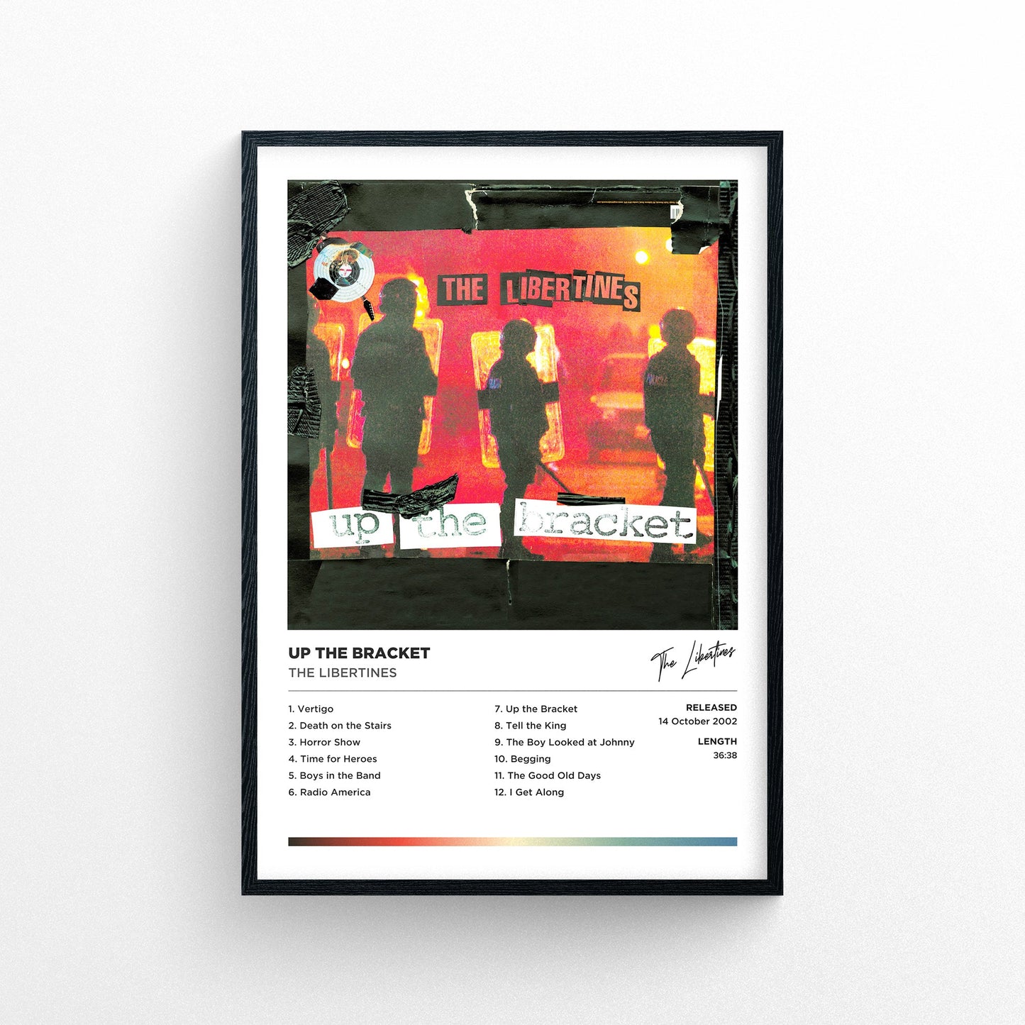 The Libertines - Up the Bracket Framed Poster Print | Polaroid Style | Album Cover Artwork