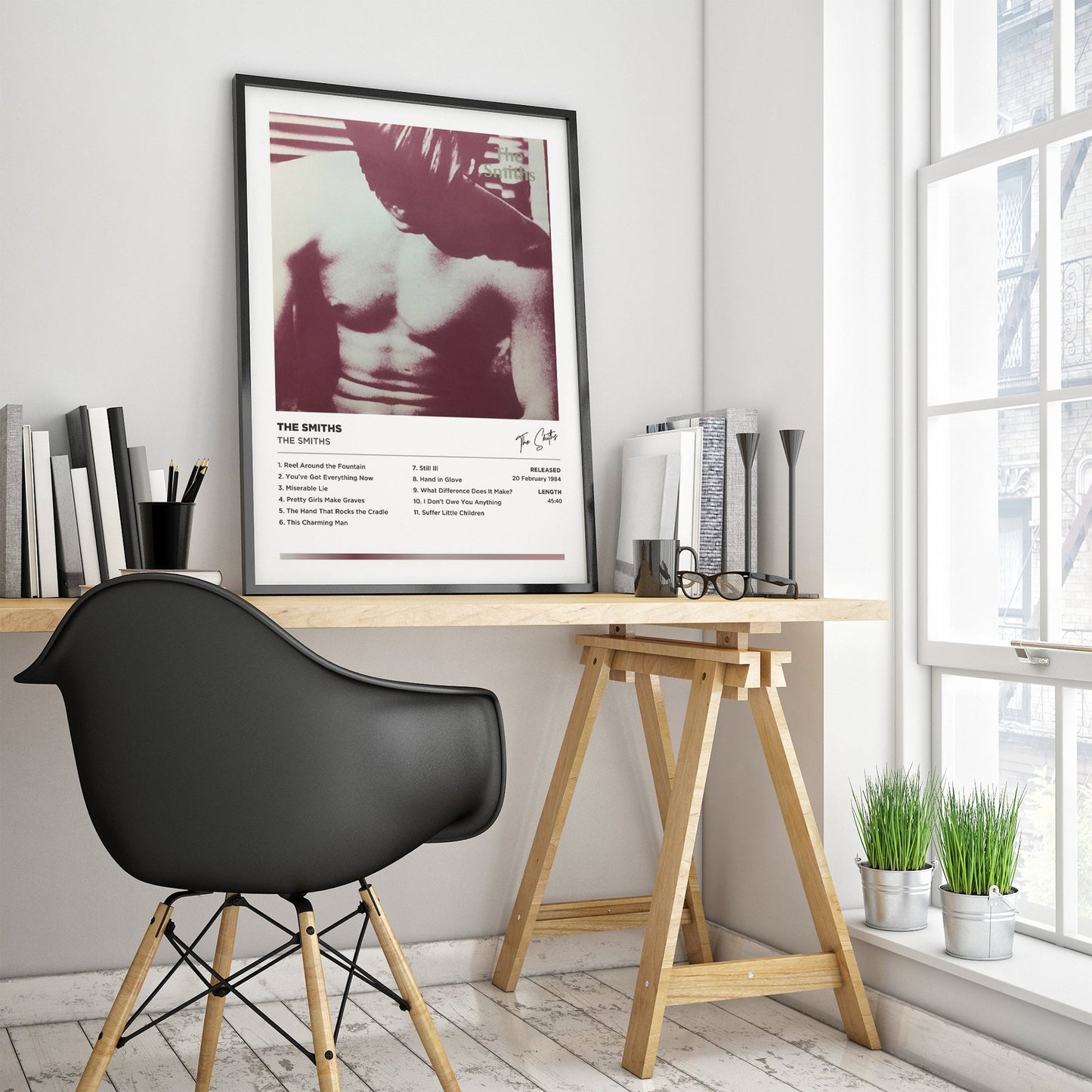 The Smiths - The Smiths Framed Poster Print | Polaroid Style | Album Cover Artwork