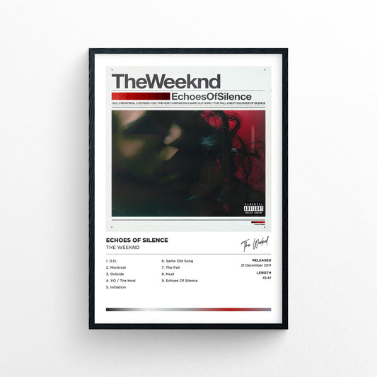 The Weeknd - Echoes Of Silence Framed Poster Print | Polaroid Style | Album Cover Artwork